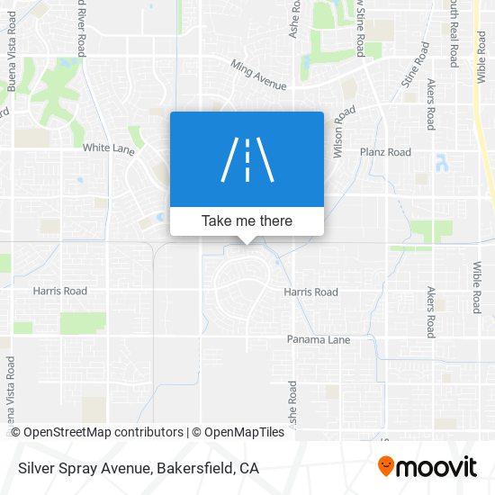 Silver Spray Avenue map