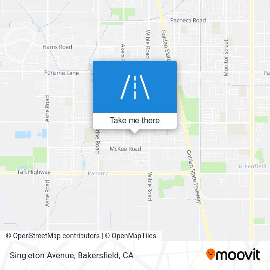 Mapa de Singleton Avenue