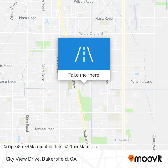 Sky View Drive map