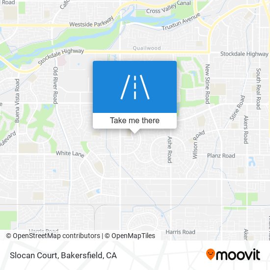 Slocan Court map