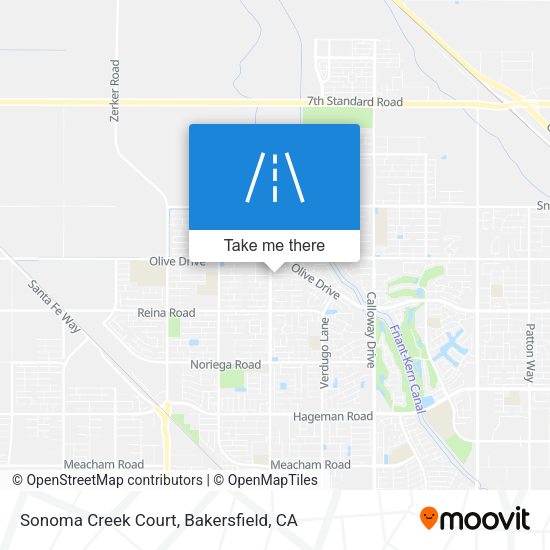 Sonoma Creek Court map