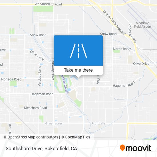 Southshore Drive map