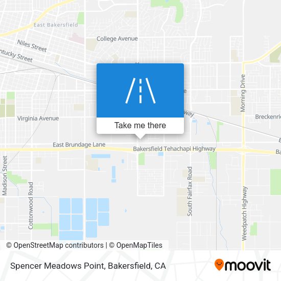 Spencer Meadows Point map