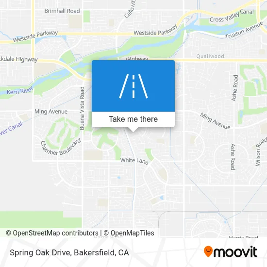 Spring Oak Drive map