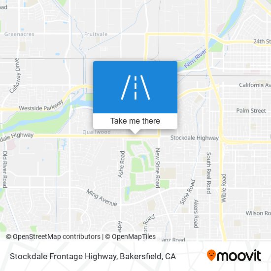 Mapa de Stockdale Frontage Highway