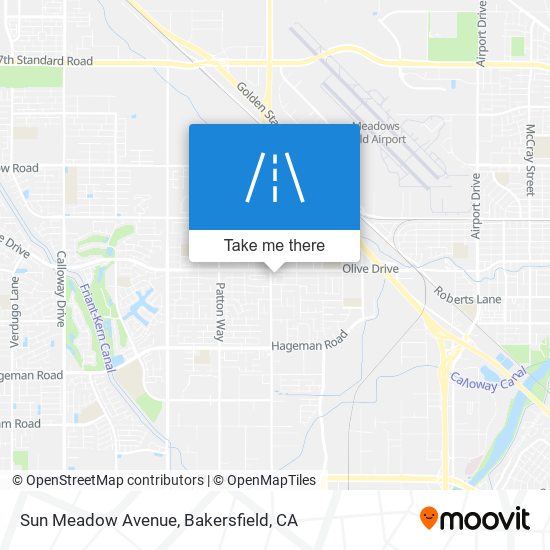 Sun Meadow Avenue map