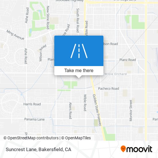 Mapa de Suncrest Lane