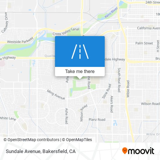 Sundale Avenue map