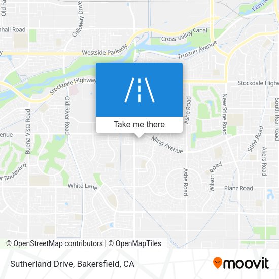 Mapa de Sutherland Drive