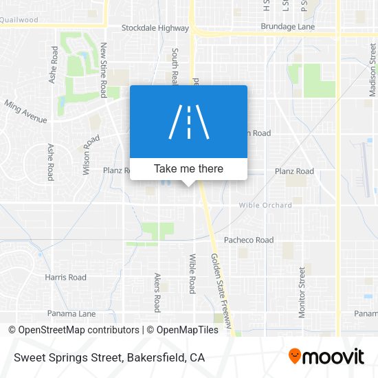 Sweet Springs Street map