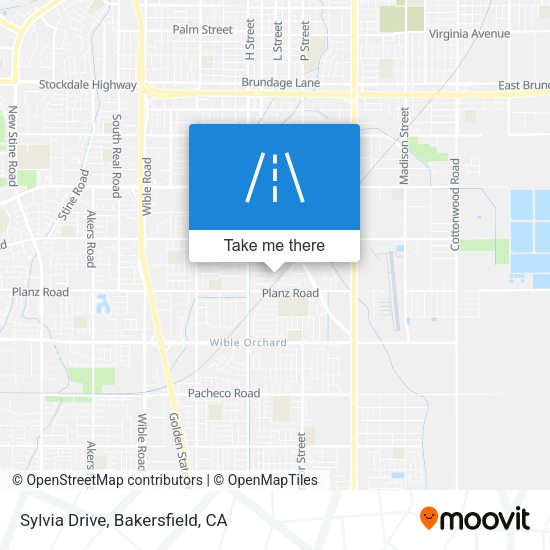 Sylvia Drive map