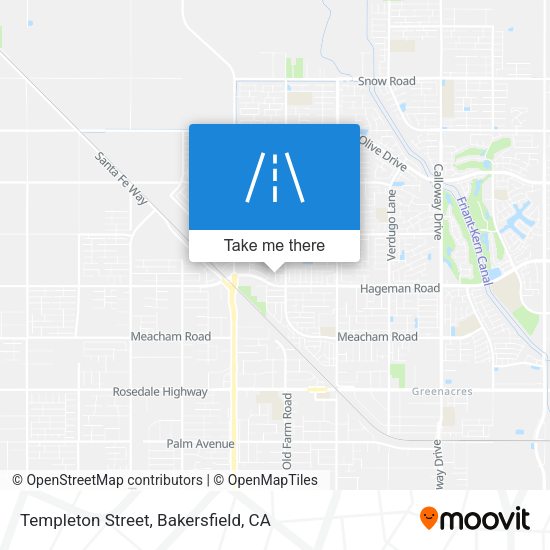 Mapa de Templeton Street