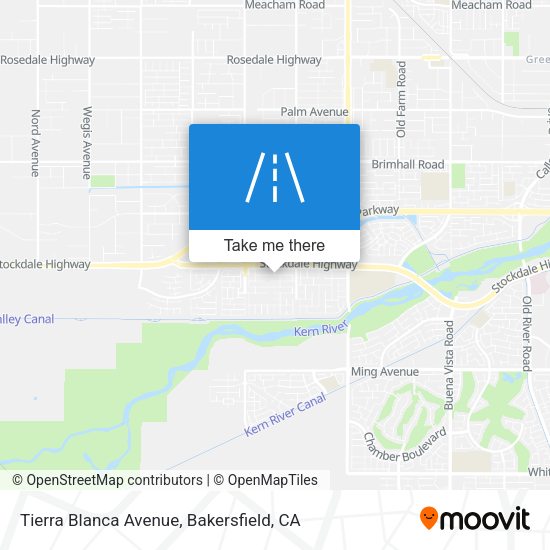 Tierra Blanca Avenue map