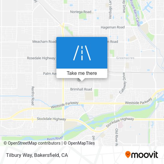 Tilbury Way map