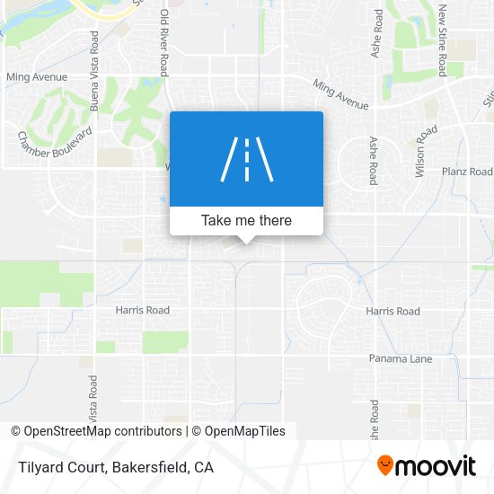 Mapa de Tilyard Court