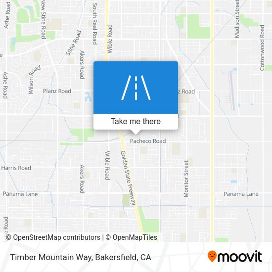 Timber Mountain Way map