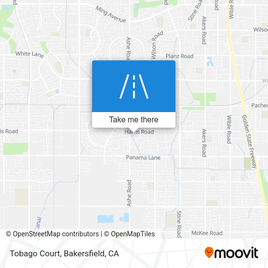 Tobago Court map