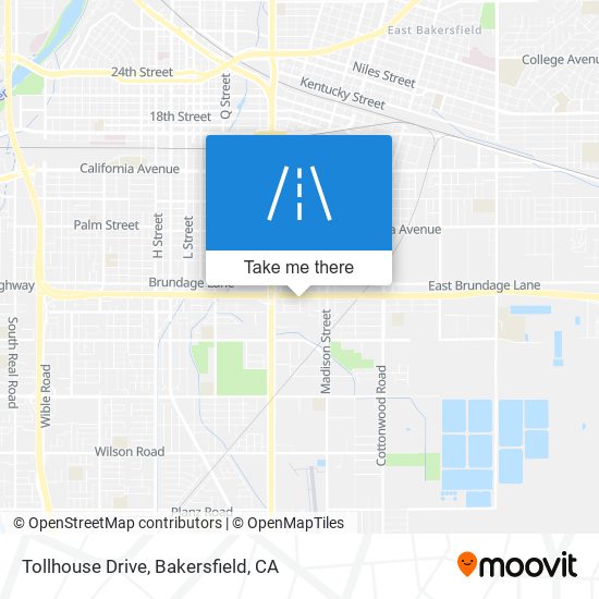 Tollhouse Drive map