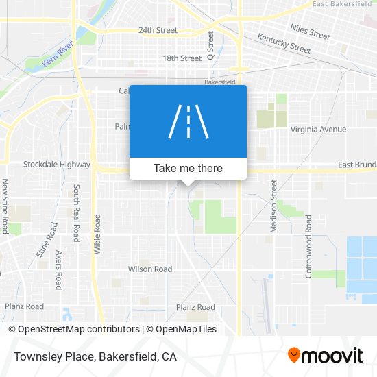 Townsley Place map