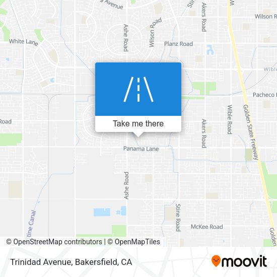 Trinidad Avenue map