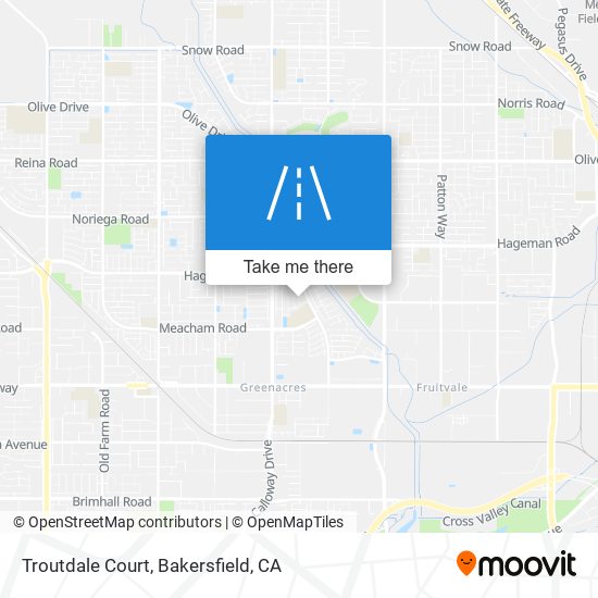 Mapa de Troutdale Court