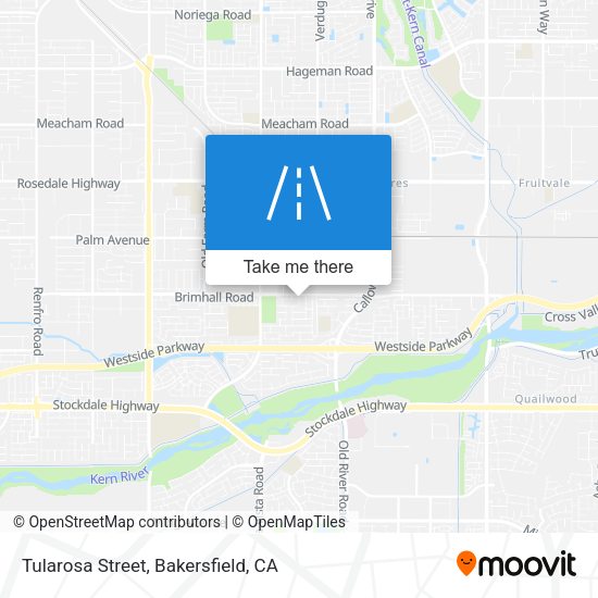 Tularosa Street map