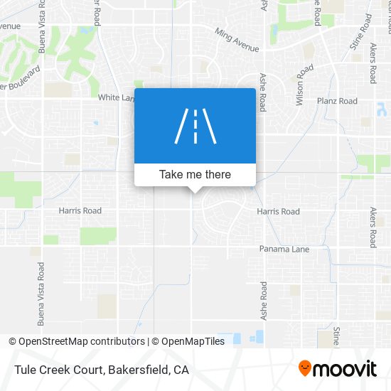 Tule Creek Court map