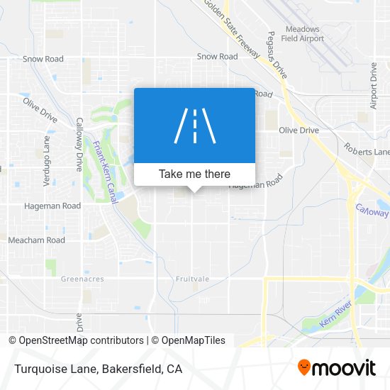 Mapa de Turquoise Lane