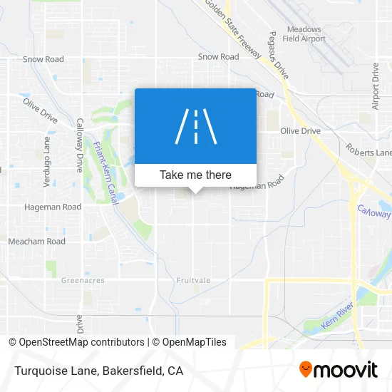Turquoise Lane map