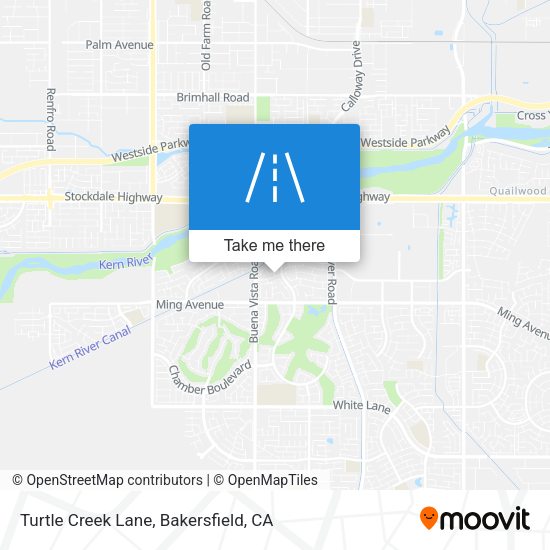 Turtle Creek Lane map