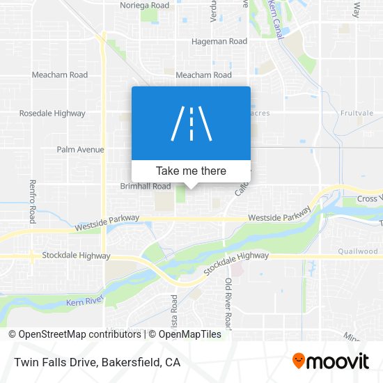 Twin Falls Drive map
