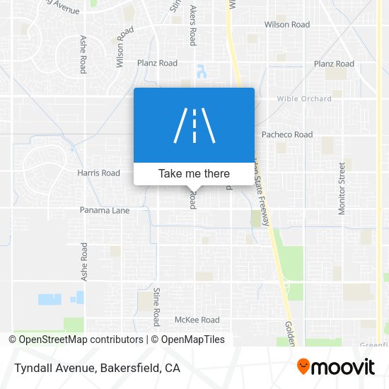 Tyndall Avenue map