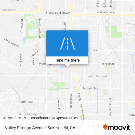 Mapa de Valley Springs Avenue