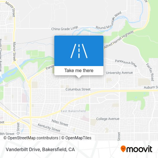 Vanderbilt Drive map