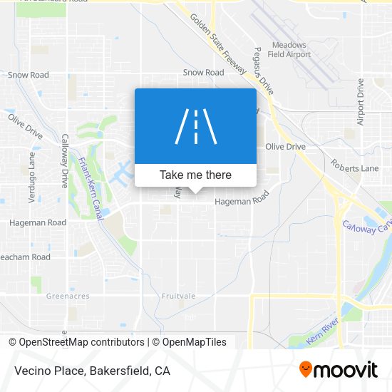 Vecino Place map