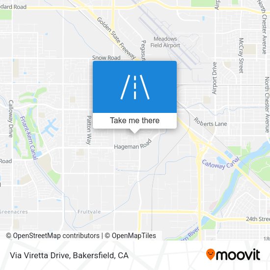 Via Viretta Drive map
