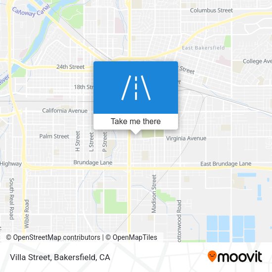 Villa Street map