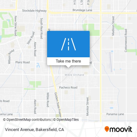 Vincent Avenue map