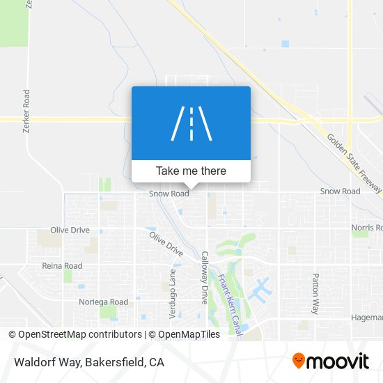 Waldorf Way map