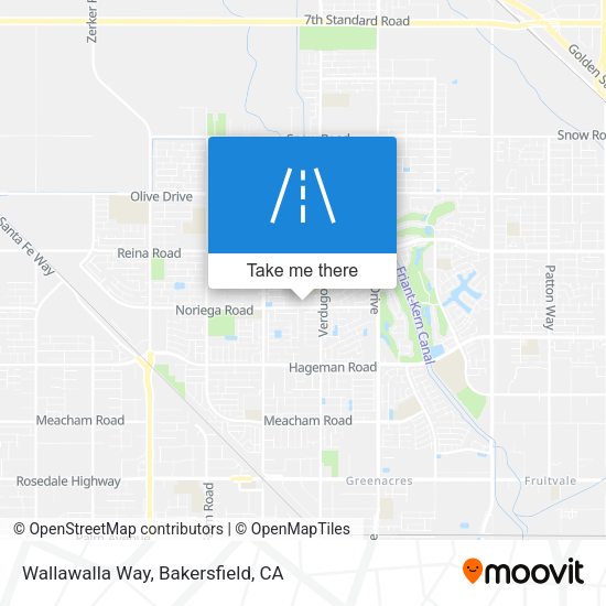 Wallawalla Way map
