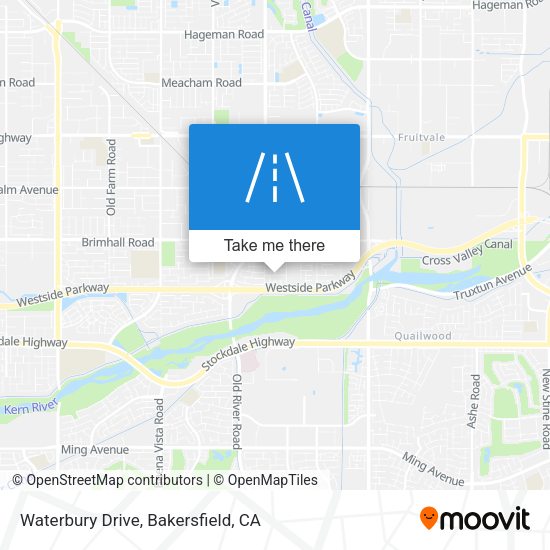Mapa de Waterbury Drive