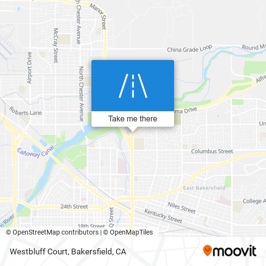 Mapa de Westbluff Court