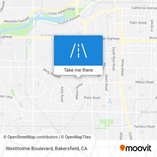 Westholme Boulevard map