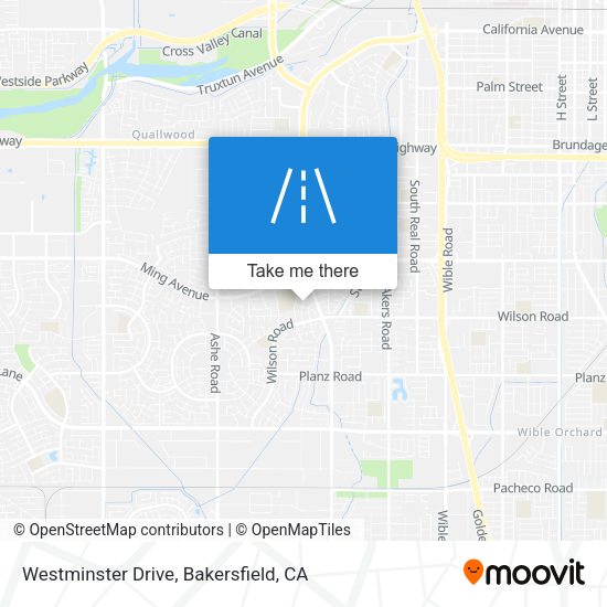 Mapa de Westminster Drive