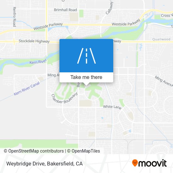 Weybridge Drive map