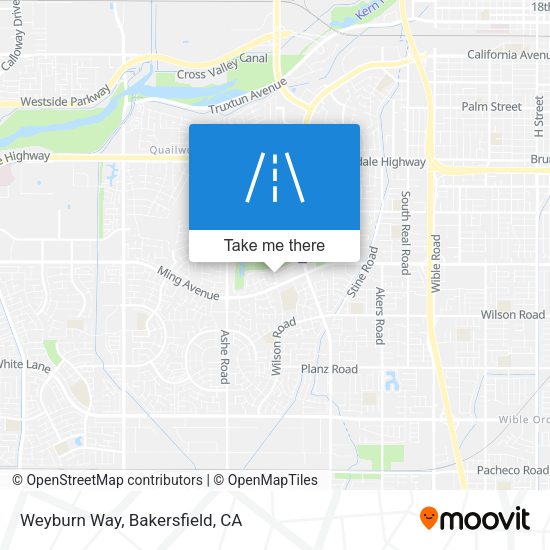 Weyburn Way map