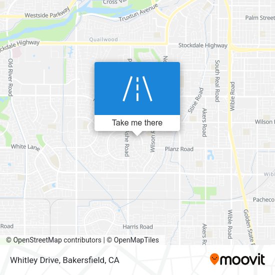Whitley Drive map