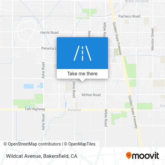 Mapa de Wildcat Avenue