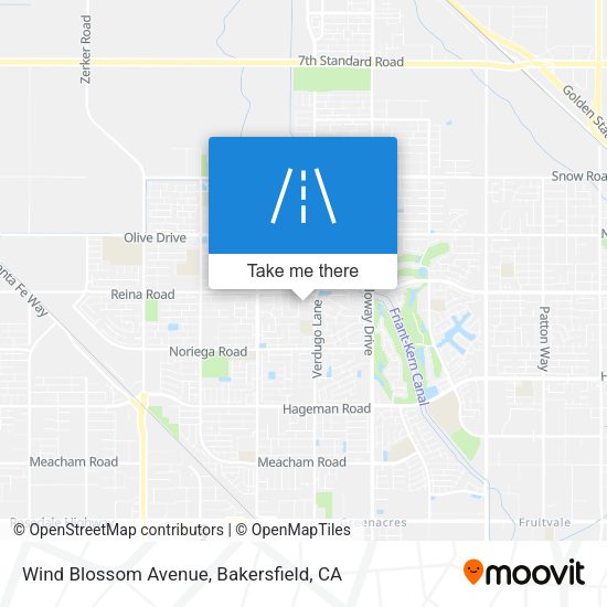 Wind Blossom Avenue map