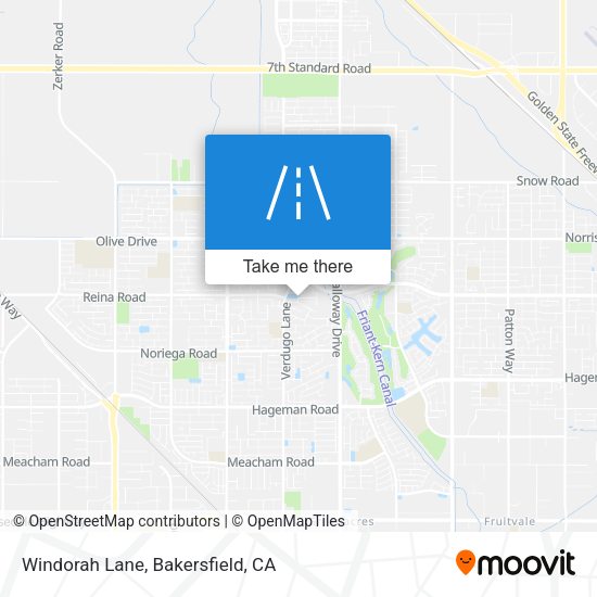 Windorah Lane map